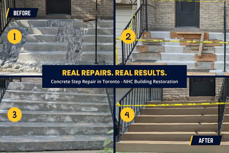 Concrete Step Repair Toronto